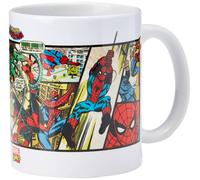 Marvel MG23438 8 x 11,5 x 9,5 cm Retro Hombre araña Paneles Taza de cerámica, Mu