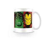 Taza Caras Héroes Marvel Retro 320 mls