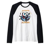 Marvel Miles Morales Spider-Man 100 Days of School 100th Day Camiseta Manga Raglan
