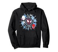 Marvel Miles Morales Spider-Man Team Spidey Big Face Collage Sudadera con Capucha