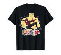 Marvel Miles Morales When I Grow Up Torn Paper Collage Camiseta