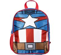 marvel Mochila 'Captain America GuriHiru-Hooded' azul cobalto / rojo / blanco One Size azul cobalto / rojo / blanco
