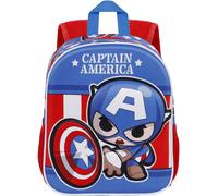 marvel Mochila 'Captain America Let's go-Small 3D' azul / mezcla de colores One Size azul / mezcla de colores