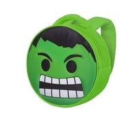 Marvel-Mochila Emoji, 22 x 22 cm, Capacidad 4 L, Hulk
