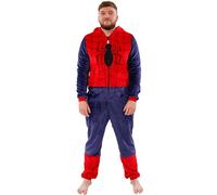 Marvel Monos Hombres | Spiderman Pijama De Mono Hombre | Disfraz Spider-Man Adulto | Merchandising Oficial de Spiderman | X-Large