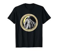 Marvel Moon Knight Crescent Egyptian Hieroglyphs Camiseta, Hombre, Negro, XXL
