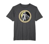 Marvel Moon Knight Crescent Egyptian Hieroglyphs Camiseta, Hombre Tallas Grandes, Jaspeado Oscuro, 4X Alto