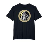 Marvel Moon Knight Crescent Egyptian Hieroglyphs Camiseta, Hombre Tallas Grandes, Negro, 4X Alto