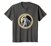 Marvel Moon Knight Crescent Egyptian Hieroglyphs Camiseta, Niños, Asfalto, 4 años