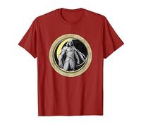 Marvel Moon Knight Crescent Egyptian Jeroglíficos Camiseta, Hombre, Arándano, S