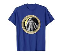 Marvel Moon Knight Crescent Egyptian Jeroglíficos Camiseta, Hombre, Azul Real, S