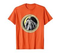 Marvel Moon Knight Crescent Egyptian Jeroglíficos Camiseta, Hombre, Naranja, S