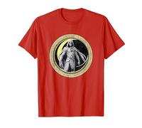 Marvel Moon Knight Crescent Egyptian Jeroglíficos Camiseta, Hombre, Rojo, S