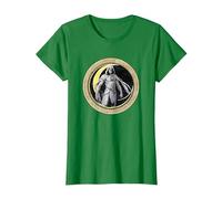 Marvel Moon Knight Crescent Egyptian Jeroglíficos Camiseta, Mujer, Verde Kelly, S
