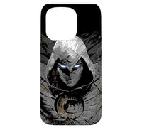 Marvel Moon Knight Glowing Eyes Jeroglíficos egipcios Negro Carcasa para iPhone 15 Pro
