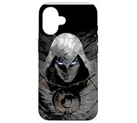 Marvel Moon Knight Glowing Eyes Jeroglíficos egipcios Negro Carcasa para iPhone 16