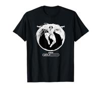 Marvel Moon Knight Leaping Circle Line Drawing Camiseta