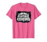 Marvel Moon Knight The One You See Coming Camiseta, Hombre, Rosa Jaspeado, L