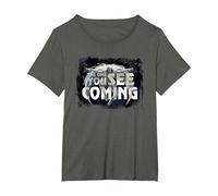 Marvel Moon Knight The One You See Coming Camiseta, Mujer Tallas Grandes, Asfalto, 1XL Grande