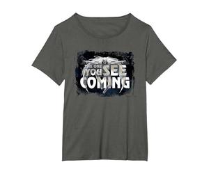 Marvel Moon Knight The One You See Coming Camiseta, Mujer Tallas Grandes, Asfalto, 4XL Grande
