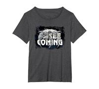 Marvel Moon Knight The One You See Coming Camiseta, Mujer Tallas Grandes, Jaspeado Oscuro, 4XL Grande