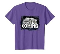 Marvel Moon Knight The One You See Coming Camiseta, Niños, Morado Jaspeado, 4 años
