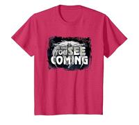 Marvel Moon Knight The One You See Coming Camiseta, Niños, Rojo Jaspeado, 4 años