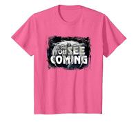 Marvel Moon Knight The One You See Coming Camiseta, Niños, Rosa Jaspeado, 4 años