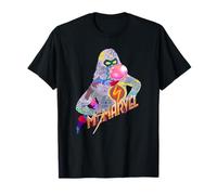 Marvel Ms. Marvel Bubble Gum Silhouette Poster Camiseta