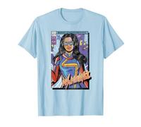 Marvel Ms. Marvel Comic Cover Poster Camiseta