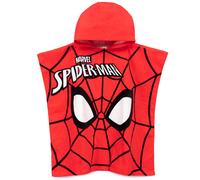 Marvel Multicolor Spider-Man Large Placement Graphic/Logo Toalla Poncho Muchacho