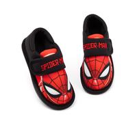 Marvel Negro Spider-Man Zapatillas mocasín con velcro Muchachos
