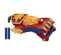 Marvel NERF Power Moves Avengers Capitán Photon Blast Guantelete NERF Juguete de Lanzamiento de Dardos para niños de 5 años en adelante