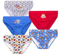 Marvel - Pack de 5 ropa interior para niños - Pack de 5 pantalones para niños - Pantalón 100% Algodón - Variedad de Motivos Avengers - Mercancía Oficial, multicolor, 4-5 Años