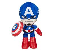 Marvel Peluche Capitán América 20 cm, juguete para niños +3 años (Mattel GYT42), Exclusivo en Amazon