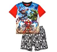 Marvel Pijama corto Avengers para niños, rosso, 4-5 Años