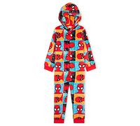 Marvel Pijama Entero Niño Spiderman, Cuerpo Entero Niños 3-10 Años (Multicolor, 5-6 Años)