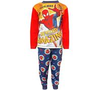 Marvel Pijama Spiderman para niños, amarillo, 4-5 Años