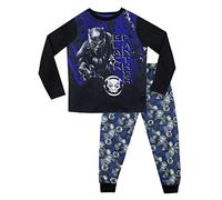 Marvel Pijamas de Manga Larga para niños Black Panther Multicolor 3-4 Años
