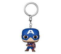 Marvel Pocket Pop Portachiavi Vinile Captain America 4 Cm Funko