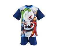 Marvel Press Avengers Niños Pijama Corto (Azul Marino,6 años)