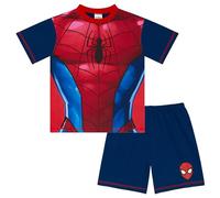 Marvel Press Pijama Corto Spider Man 100% algodón, diseño de Spiderman, Hombre araña, 11-12 años