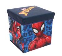 Marvel Puf Spiderman para niños, multifunción, contenedor porta objetos Spider para sentarse 30 cm