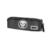 Marvel Punisher Punisher-Estuche Portatodo Cuadrado HS, Negro, 21 x 7 cm
