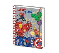 Marvel Pyramid International Avengers Hero Club - Cuaderno (tamaño A5), diseño con espiral