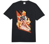 Marvel Rivals Human Torch Epic Portrait Comfort Colors Adult Heavyweight T-Shirt