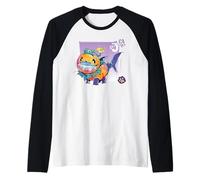 Marvel Rivals Jeff The Land Shark Halloween Jeff O'Lantern Camiseta Manga Raglan