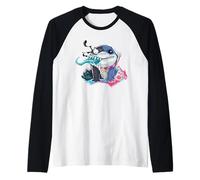 Marvel Rivals Jeff The Land Shark Venom Symbiote Toothy Cute Camiseta Manga Raglan
