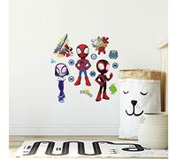 Marvel RMK4925SCS Spidey and His Amazing Friends Peel and Stick Wall Decals, red, Yellow, Azul, Verde, Naranja, Púrpura