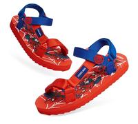 Marvel Sandalias Niño, Zapatos de Verano con Correas Ajustables - Regalos para Niños (Rojo, 34 EU)